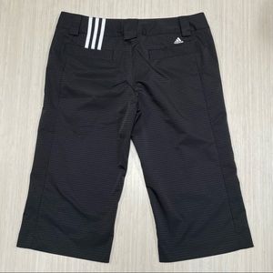 Womens ADIDAS CLIMALITE Golf Capri Pants Size 8 Black